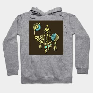 Tock Retro Art Ornament Hoodie